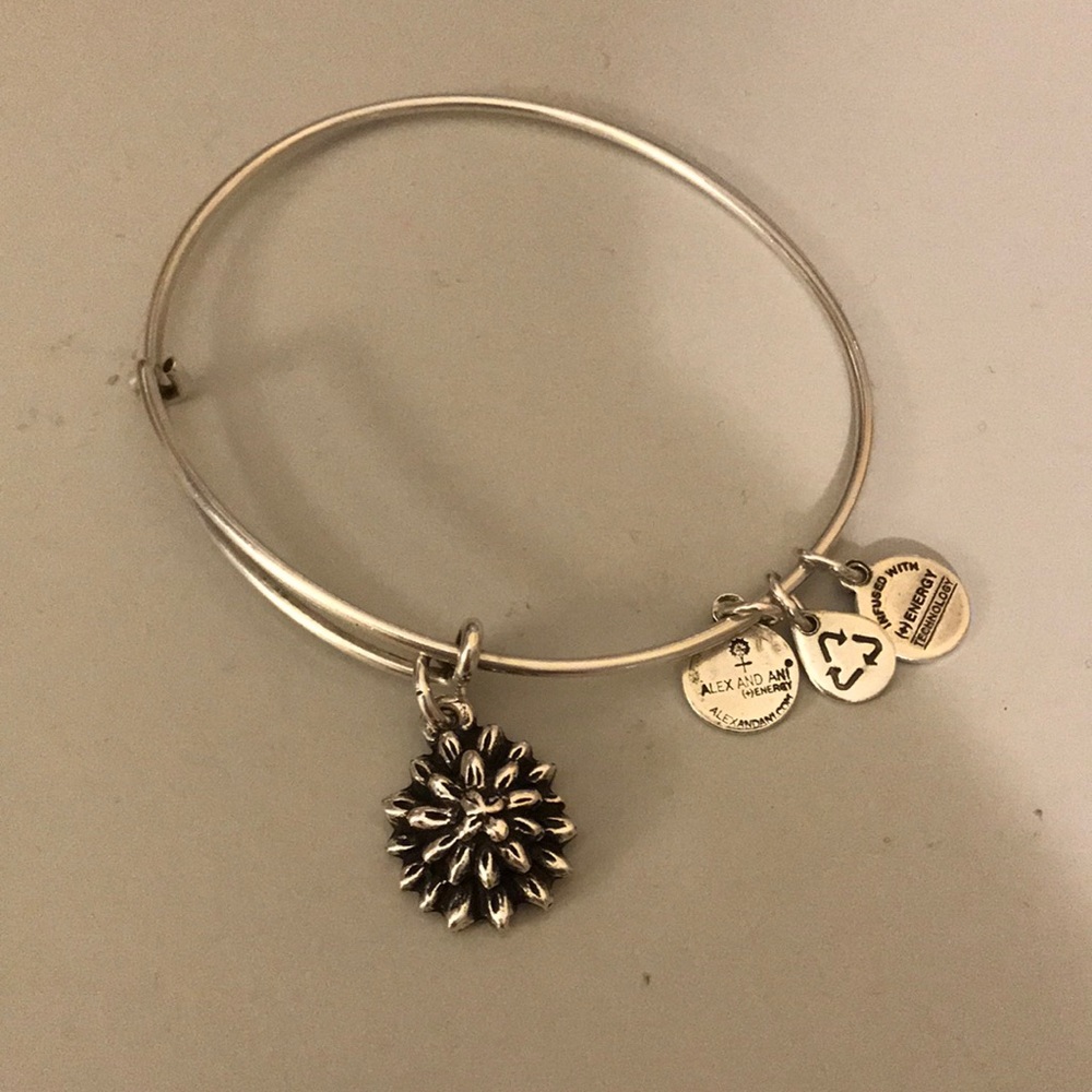 Alex and Ani Flower Bangle